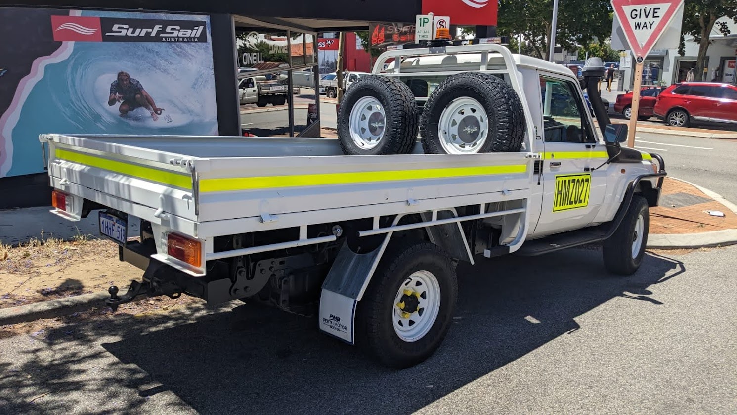Humanz team vehicle resting on a remote site — managing driver fatigue and field workforce compliance